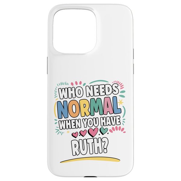 RUTH Personalized Name Funny Cute Custom RUTH Name Hülle für iPhone 15 Pro Max