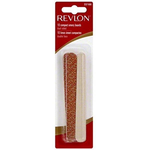 Revlon Emery Boards, Compact, 10 Boards