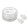 Srliya Tiny Cover for Sandblaster, 134C Heat Resistant, Dust Proof, Includes 2 Covers & 1 Storage Box, Rubber, White