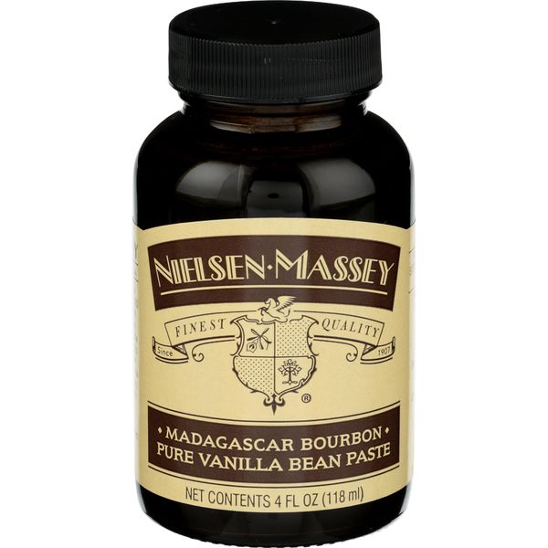 Nielsen-Massey Madagascar Bourbon Pure Vanilla Bean Paste for Baking and Cooking, 4 Ounce Bottle