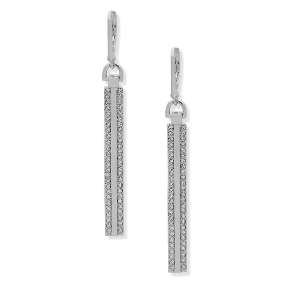 DKNY Womens Pave Linear Silver One Size