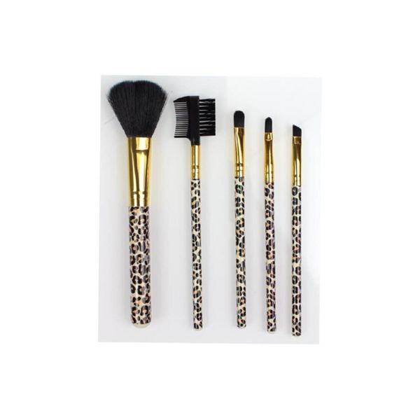 Leopar Desenli Fırça Seti / Brush Set - 5