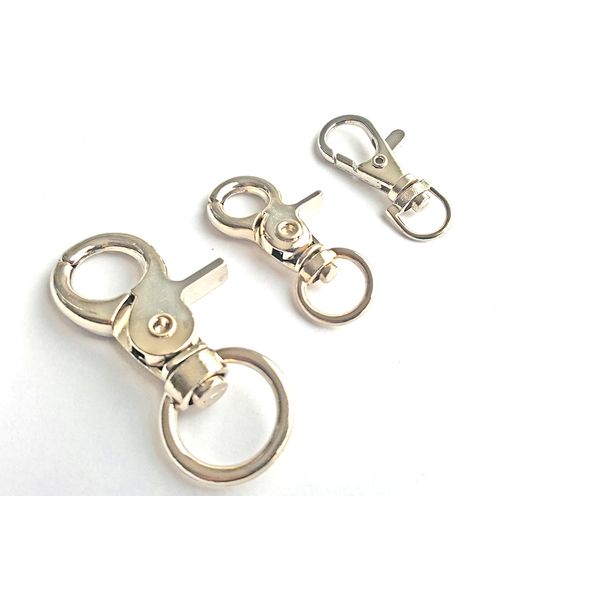 Quality Stainless Steel Falconry Swivels Snap Hook.. (Small)