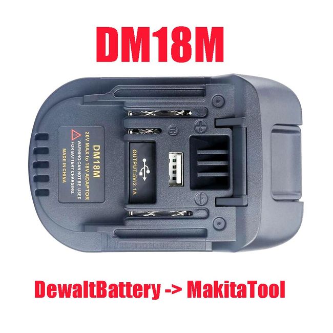 1x Adapter For DeWalt 20v XR Tools Use Black&Decker 20v MAX LBX20 Li-ION  Battery