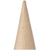 Creativ 265061 5-Piece 20 cm Papier Mache Cones, Beige
