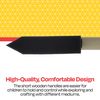 School Smart Wedge Foam Paint Brush Set, Assorted Size, Set of 48