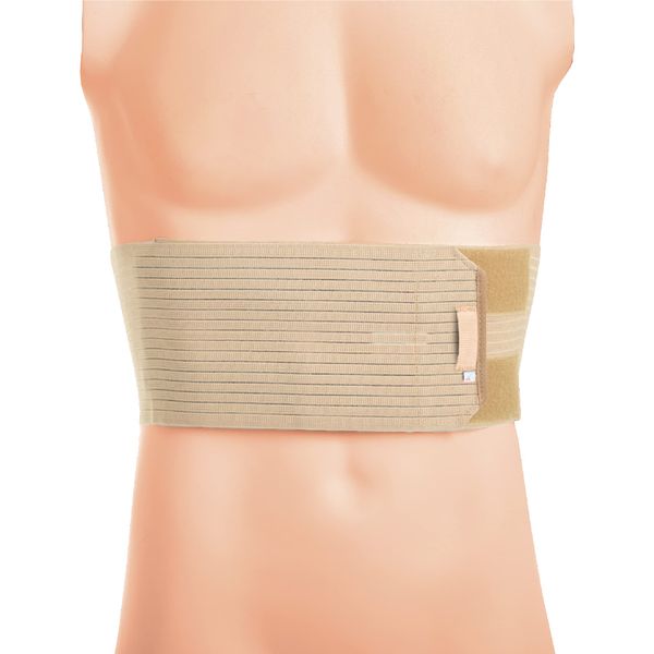 Express Orthopaedic® - Medically Approved Multi-Band Elastic Abdominal Binder Broken Rib Brace - Compression Support Belt - Rehabilitation of Cracked Rib, Core Instability, Hernia Support. Universal