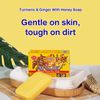 ASANTEE Tumeric & Ginger With Honey Cleansing Soap (Pack of 3)