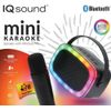 Supersonic Mini Bluetooth Karaoke Portable Speaker w/ Microphone (Black)