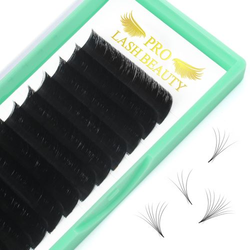 Easy Fan Lashes 0.03 0.05 0.07 0.10 Eyelash Extensions Volume Lash Extensions Easy Fan Russian Lashes Self Fanning Lashes Easy Fanning Lashes(8-15 mix, D-0.07)…