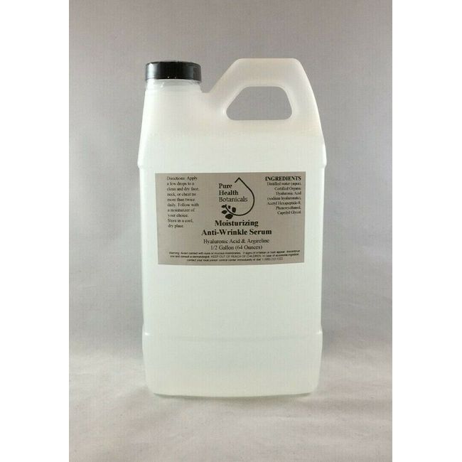 Half Gallon (64 oz) Matrixyl 3000 & Hyaluronic Acid Serum, HA, WHOLESALE, BULK