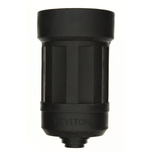 Leviton 6018-L Boot For 15A Locking Connectors, Weather Resistant, Black