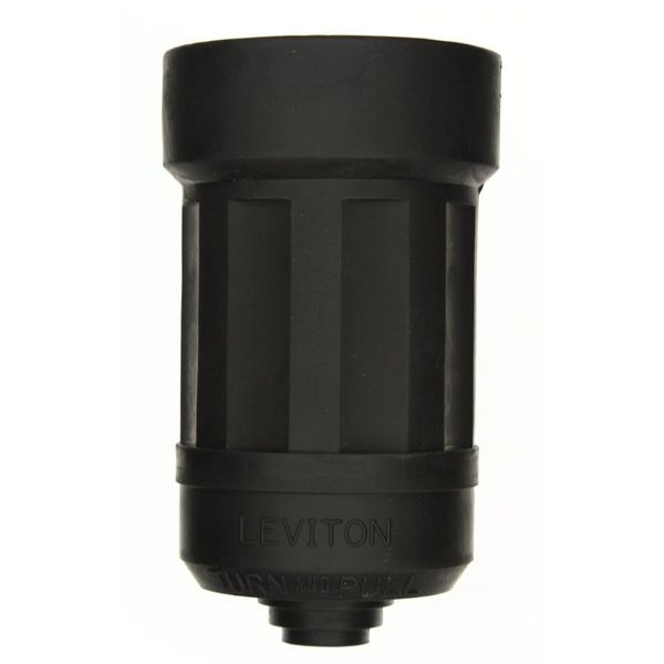 Leviton 6018-L Boot For 15A Locking Connectors, Weather Resistant, Black