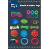 Petface Toyz Rubber Ring Dog Toy, Large, Blue
