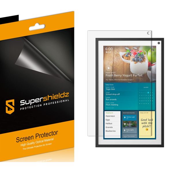 Supershieldz (3 Pack) Designed for Echo Show 15 Screen Protector, High Definition Clear Shield (PET)