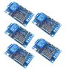 5PCS DC6V-30V Timer Relay Module Trigger Delay Time Module Cycle Timing Circuit Switch Control