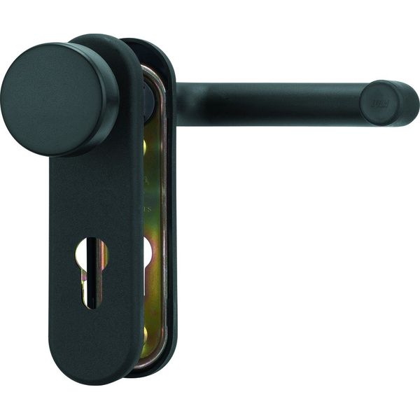 ABUS KFG 279782 Door Handle Both-Sided SB-Header Protective Coating Round