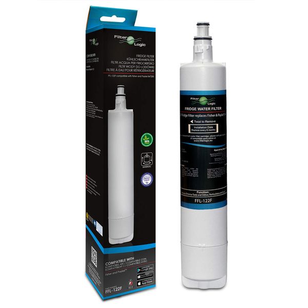 FilterLogic FFL-122F Fridge Water Filter Compatible with Fisher Paykel 847200 fits E442B, RS9120W,RF610A,RS90A,RS36A,RS9AU1 & More