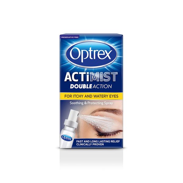 Optrex ActiMist 2-in-1 Eye Spray for Itchy Plus Watery Eyes - 10 ml by Optrex