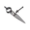 sourcing map Spring Joint Caliper 4 inch / 100mm Adjustable Spring Divider Caliper with Solid Nut for Metalworking Geometry Drawing Woodworking, Flat Leg