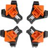 PONY 4Pk Quick-Release Corner Clamp for Woodworking, 90 Degree Right Angle Clamp