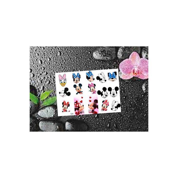 Wife Desenli Tırnak Dövmesi Tırnak Tattoo Nail Art Tırnak Sticker