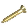 ForgePack Wood Screws - Solid Brass | 1" x 8 | Solid Brass | Pack 16