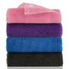 African Exfoliating Net, 4 Pieces African Net Sponge, Nylon African Bath Sponge Net, African Net Long Net Bath Sponge Shower Body Scrubber