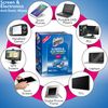 Endust for Electronics; Individually Wrapped, Portable, Anti-Static, Screen & Electronics Cleaning Wipes; 150 Count (14316)