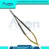 GERMAN Castroviejo Micro Scissors Needle Holder Straight  Forceps Dental Eye set