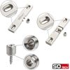 SOTECH Window Catch Balcony Door Catch 90 x 17 mm Universal Catch Balcony Door Catch