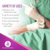 Dynarex Sterile Disposable Latex Surgical Gloves, Powder-Free, Sterilely Packaged in Pairs, Professional Medical and Healthcare Use, Veterinary Clinic, Bisque, Size 8.5, 1 Box of 50 Pairs of Gloves