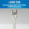Jonard Tools JIC-650, Lineman's B Type Double Ended Wrench, 13" Length