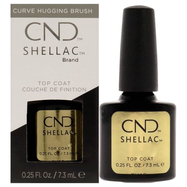 CND Shellac Nail Polish, 7.3 ml, Top Coat