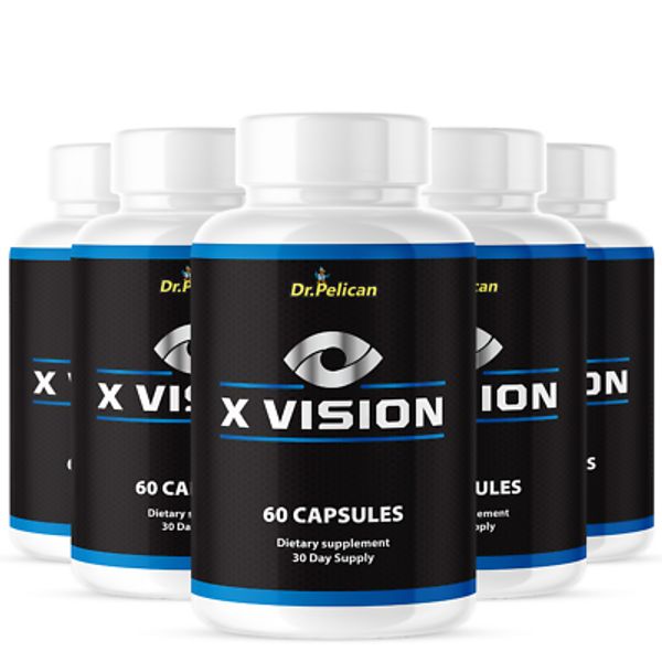 X Vision- Eye Support- 5 Bottles- 300 Capsules