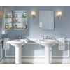 KOHLER K-CB-CLC2026FS Beveled Medicine Cabinet with Mirror Door & Adjustable Shelves, Rectangular Beveled Edge Frame, 20" x 26"