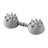 Elecom HCF-BTPBTHGY EClear Bath Stretch Ball, Can Be Used in Bath, Telescopic, Suction Cup Included, Hard, Projections, Gray