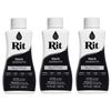All-Purpose Liquid Dye, 8 Ounce, Black - 3 Pack