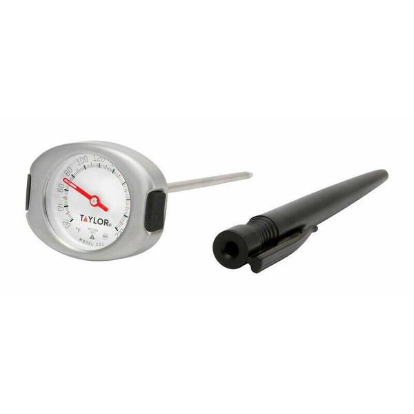 Taylor Connoisseur Instant Read Kitchen Thermometer, Stainless Steel