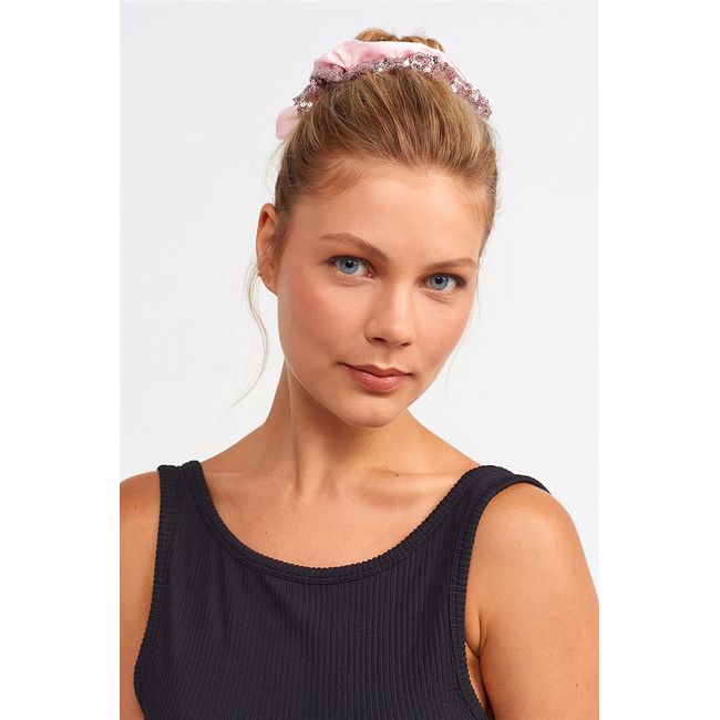 Las Vegas Pink Shine Set Of 2 Scrunchie-Limited Edition