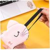 Silk Eye Mask Blackout Sleep Cute Cat Eye Mask Eye Strain Blindfold Women Kids Soft Eye Cover with Adjustable Strap Set of 2