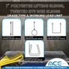 4 Pack 1" x 3ft Twisted Eye Web Sling Lifting Strap Industrial 1600 lbs