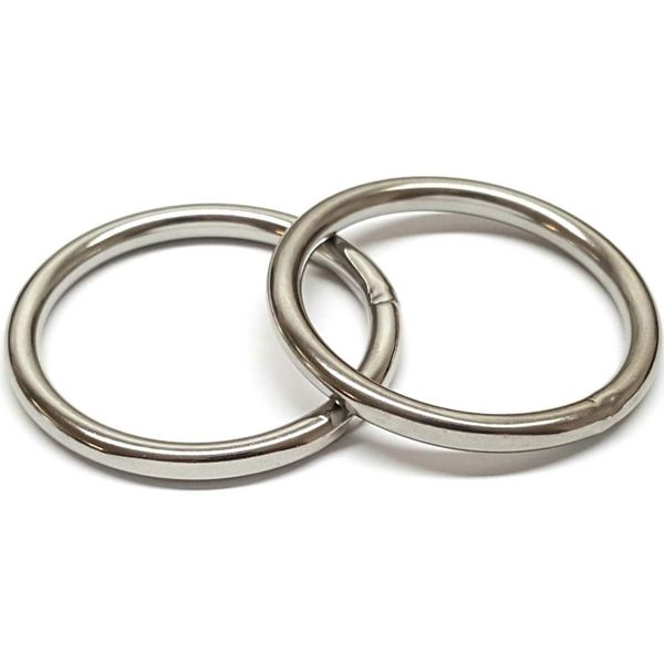 2 Pack 2" Stainless Steel Welded Ring