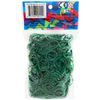 Rainbow Loom® Dark Green Rubber Bands with 24 C-Clips (600 Count)