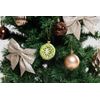 2pcs Glass Kiwi Fruit Ornaments for Christmas Tree