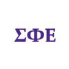 Mallory Holle Officially Licensed Sigma Phi Epsilon 8" x 3" Window Decal - Purple