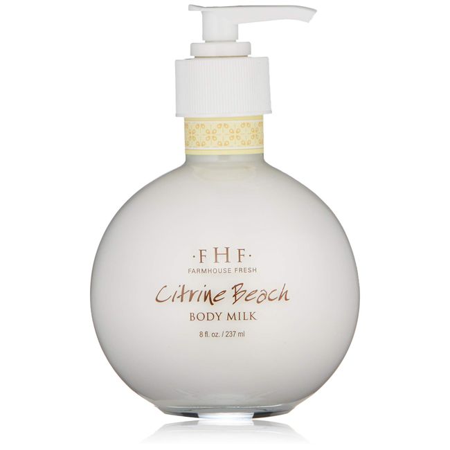 FarmHouse Fresh Citrine Beach Body Milk, 8 Fl Oz