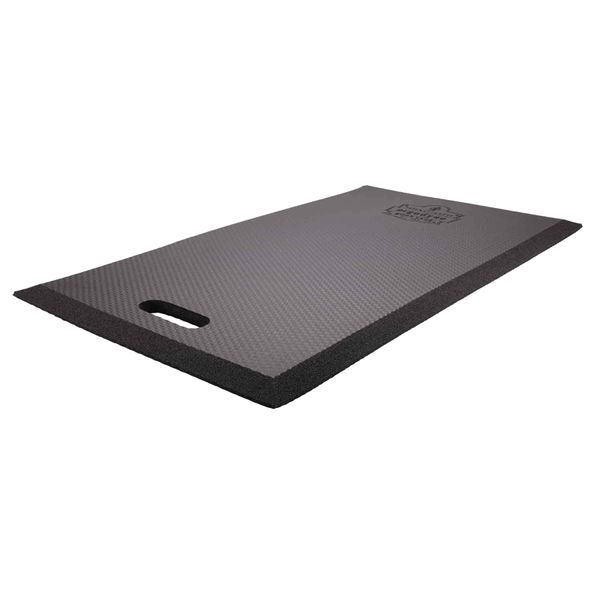 Ergodyne Proflex 386 Kneeling Pad, Lightweight Kneeling Mat, Thin Foam Knee Cushion, Large, 16" x 28" x 0.5", Black