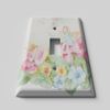 SnazzySwitch Flower Fairy Decorative Light Switch Cover - Single Toggle Wall Plate