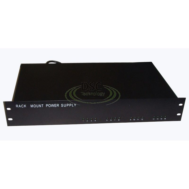 CCTV Rack Mount Power Supply 16 Port 20 Amp 12V DC Output - US SELLER ...